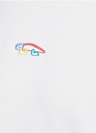  - ANGEL CHEN - Embroidered Lizard Motif T-shirt