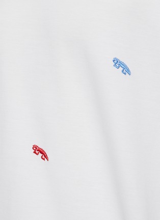  - ANGEL CHEN - Embroidered All-over Lizard Motif T-shirt