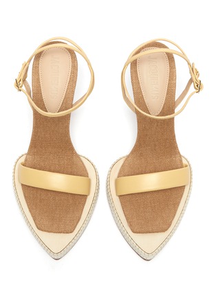 Detail View - Click To Enlarge - JACQUEMUS - 'Les Sandales Novio' exaggerated sole leather sandals