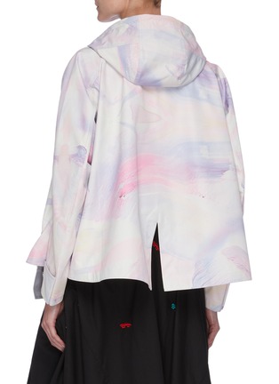 Back View - Click To Enlarge - ANGEL CHEN - Abstract Print Windbreaker