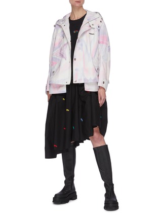 Figure View - Click To Enlarge - ANGEL CHEN - Abstract Print Windbreaker
