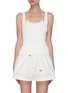 Main View - Click To Enlarge - ANGEL CHEN - Double Layer Halter Neck Tank Top