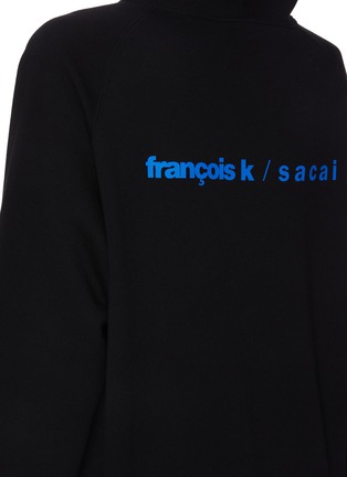  - SACAI - x François K. World Of Echoes Slogan Logo Print Hoodie
