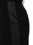  - SACAI - Hybrid Side Stripe Sheer Panel Suiting Shorts