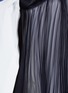 - SACAI - Sheer Panel Stripe Cotton Poplin Shirt