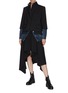 Figure View - Click To Enlarge - SACAI - Asymmetric Hem Suiting Midi Skirt