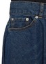 Detail View - Click To Enlarge - SACAI - Asymmetric Raw Edge Hem Denim Skirt