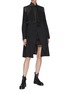 Figure View - Click To Enlarge - SACAI - Pleated Hem Suiting Jacket