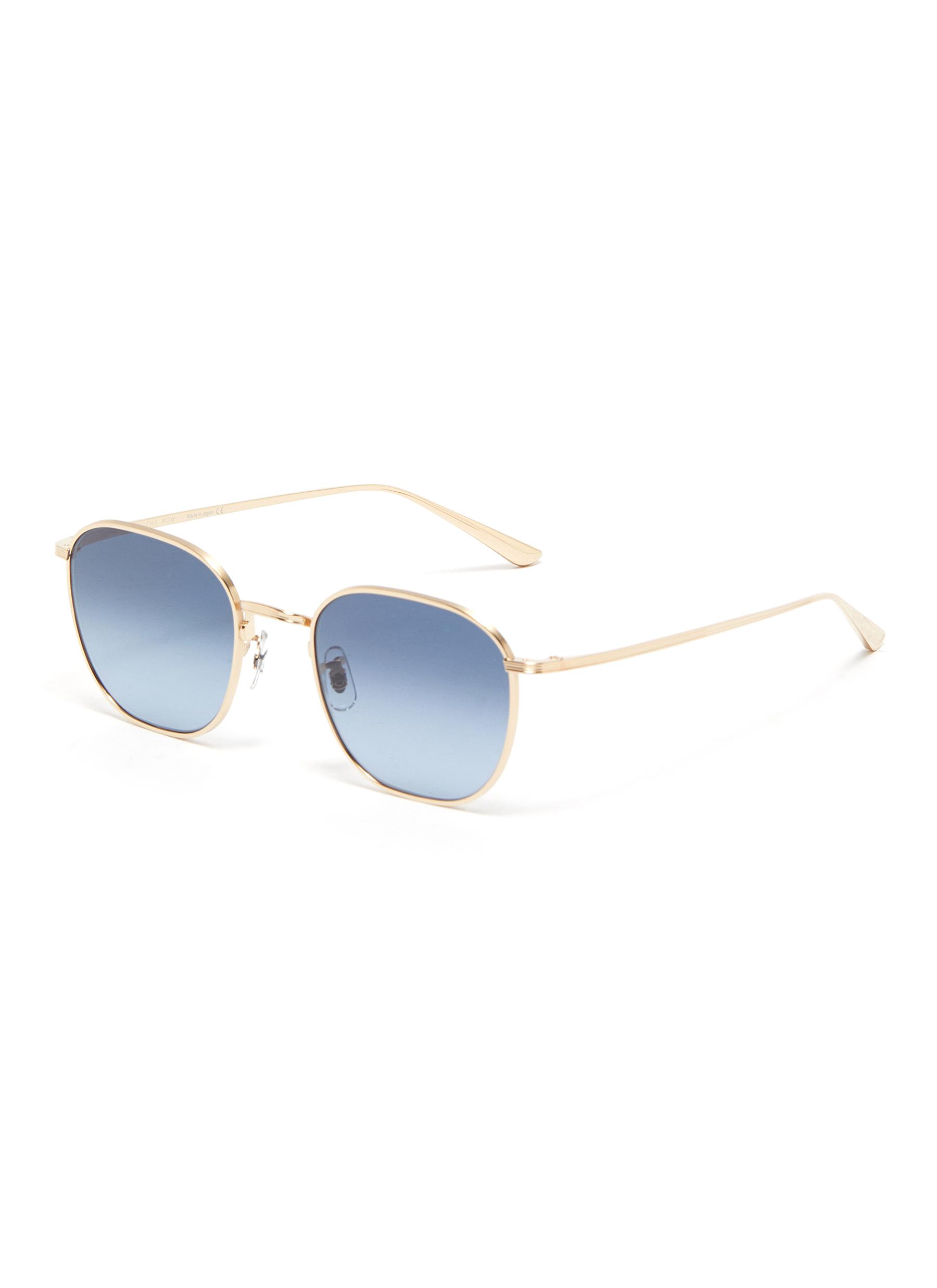 Oliver Peoples Accessories X The Row Board Meeting 2 Metal Frame Sunglasses Men Lane Crawford