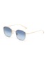 OLIVER PEOPLES ACCESSORIES - x The Row 'BOARD MEETING 2' METAL FRAME SUNGLASSES