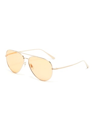 Main View - Click To Enlarge - OLIVER PEOPLES - x The Row 'CASSE' Teardrop Sunglasses