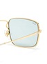 Detail View - Click To Enlarge - RAY-BAN - Rectangular Thin Metal Frame Sunglasses
