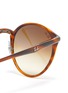Detail View - Click To Enlarge - RAY-BAN - Tortoiseshell Effect Round Acetate Frame Thin Temple Sunglasses