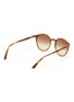 Figure View - Click To Enlarge - RAY-BAN - Tortoiseshell Effect Round Acetate Frame Thin Temple Sunglasses