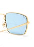 Detail View - Click To Enlarge - RAY-BAN - Rectangular Thin Metal Frame Sunglasses
