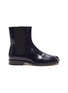 Main View - Click To Enlarge - MAISON MARGIELA - Tabi' flat patent leather Chelsea boots