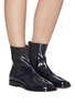 Figure View - Click To Enlarge - MAISON MARGIELA - Tabi' flat patent leather Chelsea boots