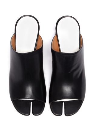 Detail View - Click To Enlarge - MAISON MARGIELA - Tabi' open toe leather mules