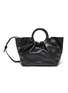 Main View - Click To Enlarge - DEMELLIER - 'Midi Los Angeles' ruched detail leather tote bag