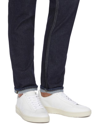 Figure View - Click To Enlarge - VEJA - V-12' lace-up leather sneakers