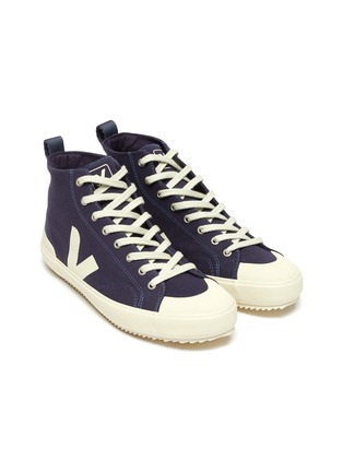 Detail View - Click To Enlarge - VEJA - V-12' lace-up canvas sneakers