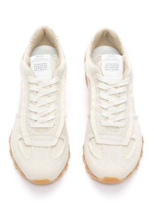 Detail View - Click To Enlarge - MAISON MARGIELA - Flat canvas sneakers