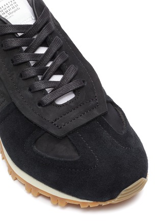 Detail View - Click To Enlarge - MAISON MARGIELA - Flat suede sneakers