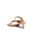  - ATP ATELIER - 'PITTUINI' Open Toe Ring Heeled Leather Mules