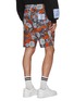 Back View - Click To Enlarge - MC Q - Flower print shorts