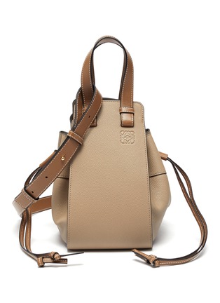 Main View - Click To Enlarge - LOEWE - 'Hammock'' panelled leather small tote bag