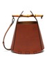 Main View - Click To Enlarge - LOEWE - Bamboo Top Handle Leather Bucket Bag