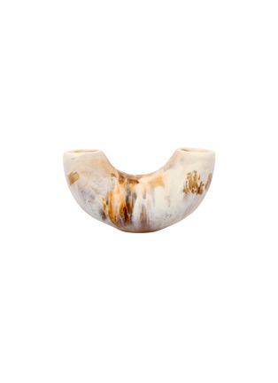 Main View - Click To Enlarge - DINOSAUR DESIGNS - Horn medium vase – Light horn