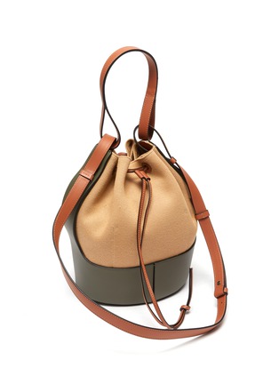 Detail View - Click To Enlarge - LOEWE - 'Balloon' Small Canvas Leather Shoulder Bag