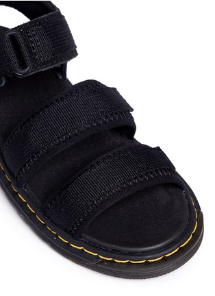 Detail View - Click To Enlarge - DR. MARTENS - 'Zachary J' neoprene strappy kids sandals