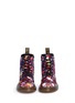 Figure View - Click To Enlarge - DR. MARTENS - 'Delaney' floral print canvas kids boots
