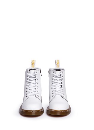 Figure View - Click To Enlarge - DR. MARTENS - 'Delaney' pebbled leather kids boots