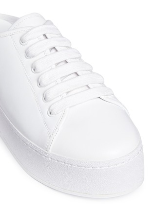 Detail View - Click To Enlarge - OPENING CEREMONY - 'Cici Slide' leather slip-on flatform sneakers
