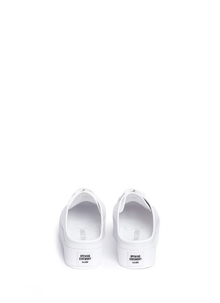 Back View - Click To Enlarge - OPENING CEREMONY - 'Cici Slide' leather slip-on flatform sneakers