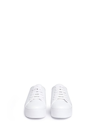 Front View - Click To Enlarge - OPENING CEREMONY - 'Cici Slide' leather slip-on flatform sneakers