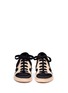 Front View - Click To Enlarge - OPENING CEREMONY - 'Idha' lace-up cutout leather wedge sandals