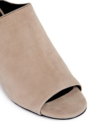 Detail View - Click To Enlarge - 3.1 PHILLIP LIM - 'Cube' suede mules