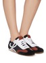 Figure View - Click To Enlarge - LOEWE - Embossed anagram lace-up sneakers