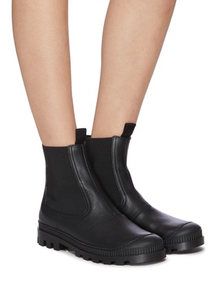 Figure View - Click To Enlarge - LOEWE - Leather chelsea boots