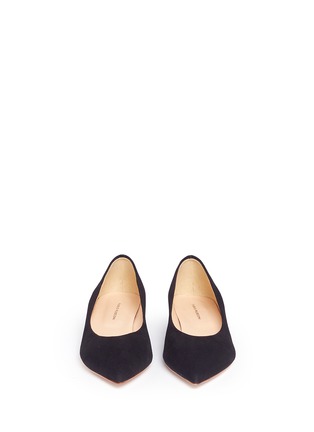 Front View - Click To Enlarge - FABIO RUSCONI - Suede flats