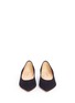 Front View - Click To Enlarge - FABIO RUSCONI - Suede flats