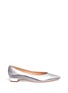 Main View - Click To Enlarge - FABIO RUSCONI - Mirror leather flats
