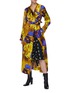 Figure View - Click To Enlarge - DRIES VAN NOTEN - Vibrant Floral Print Trench Coat