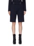 Main View - Click To Enlarge - DRIES VAN NOTEN - Belted Centre Pleat Tailored Shorts