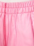  - DRIES VAN NOTEN - Silk overlay elasticated shorts