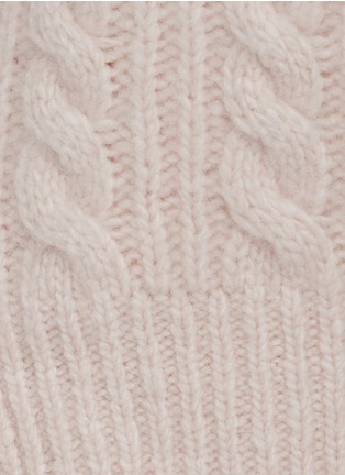  - HELLESSY - Jos' Detachable Sleeve Cable Knit Sweater